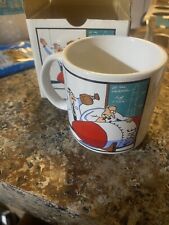 Vintage 1983 Far Side Comic Strip Coffee Mug  Scientists Nuclear Missile + Box picture