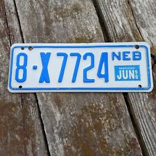 1996 Nebraska TRAILER License Plate - 