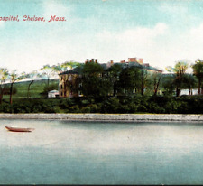 Marine Hospital Chelsea Massachusetts Pre-1908 Vintage Postcard 9232 picture
