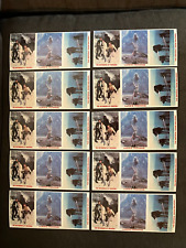 1980 Topps Burger King Coca-Cola Empire Strikes Back 3 Card Panel Lot (80) - Nr picture