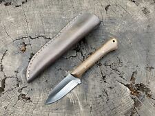 Small Handmade EDC Knife—2.5” Blade—1/16” 15n20 steel—4.25” Ziricote Handle—DLW picture