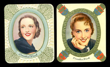 DOROTHEA WIECK 1934 GARBATY KUR MARK EMBOSSED CIGARETTE CARD NO 58, 60 SERIES 1 picture