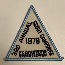 VTG Girl Scout Patch Badge Carowinds 1978 3rd Annual Scout Encampment Rare 1970s picture