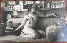 Vintage 1920s Jazz Age Art Deco Beauty Nude Photo Postcard picture