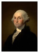 GEORGE WASHINGTON 1ST PRESIDENT OF THE UNITED STATES PORTRAIT 5X7 PHOTO REPRINT picture