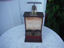 Rare Vintage Stamp Machine with Original Weighing Top Scale picture