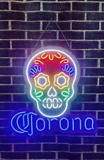 Corona Dia De Los Muertos Hanuted Skull Flex LED 24