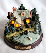 THOMAS KINKADE Everett's Cottage Light Up House With Duck Pond Trees  picture