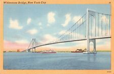 Whitestone Bridge New York City NY Postcard E218 picture