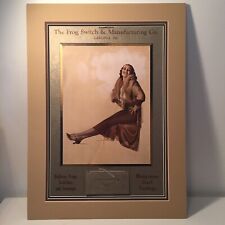 1934 Rolf Armstrong Pin Up Calendar Litho Print Triple Matted Hello Beautiful picture