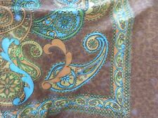 Never Used Original Folding Vintage 1960's Bates Bedspread India Paisley picture