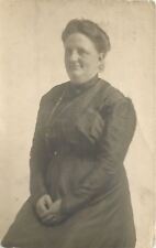 Excelsior Springs MO A Woman With An Ornery Smile~Real Photo Postcard 1909 picture