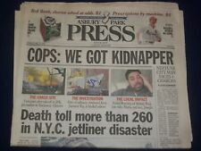 2001 NOV 13 ASBURY PARK PRESS NEWSPAPER - 260 DEAD IN NYC JET CRASH - NP 4219 picture