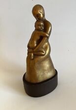 Vintage 1970 Helga Meyer Replica Statue Together Mother and Child 9.75” H picture