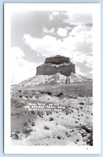 RPPC Scottsbluff Neb Nebraska Dome Rock Old Oregon Trail Real Photo Postcard picture