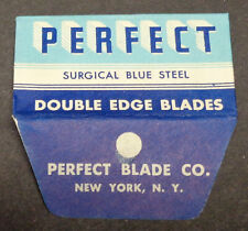 Vintage Razor Blade PERFECT Perfect Blade Co  - VERY RARE One Wrapped Blade picture