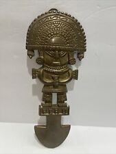 Vintage Brass Tumi Figurine Peru 11