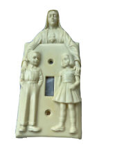 Vintage Our Lady Mary Light Switch Plate Cover Hartland Plastics picture