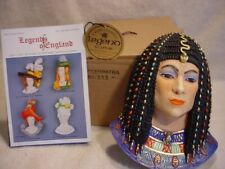Cleopatra Legends of England Historical F Wright Bossons Chalkware NOS RARE picture