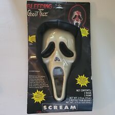 Vintage 1997 Scream Bleeding Ghost Face Mask Fun World Easter Unlimited Horror picture