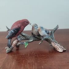Goto Figurine by GOTO ORIGINALS Scarlet Tanager Porcelain Bird Figurine  picture
