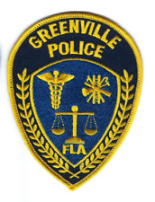 DEFUNCT Greenville Police (now Madison Co. Sheriff) FL Florida patch - NEW picture