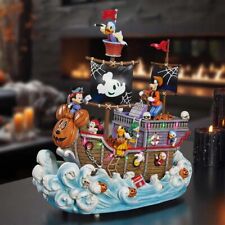 Disney Halloween Animated Pirate Ship Lights And Music Mickey Mouse Costco New🔥 picture