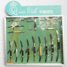 Queen Steel USA rare original 1976 dealer's display case with 16 knives - unused picture