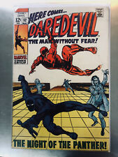Daredevil 52 (1969) Nice Glossy Silver Age Book, Black Panther App, Tons of Pics picture