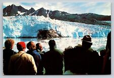 Riggs Glacier Bay National Monument In Alaska Vintage Unposted Postcard picture