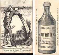 H.M.S. Pinafore Buttercup Gilbert & Sullivan Malt Bitters Advertising Trade Card picture