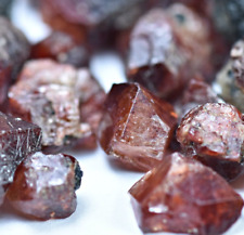 137 Carat Natural S.W Fluorescent Red Zircon Crystals Lot From Skardu Pakistan picture