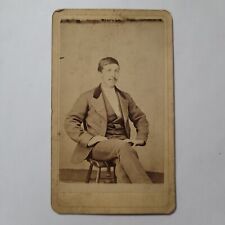 Portrait Young Man Son Husband Cabinet Card J W Stover Callensburg PA circa 1906 picture