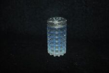 BEAUTIFUL VICTORIAN BEATTY WHITE OPALESCENT WAFFLE SALT SHAKER 1890'S picture