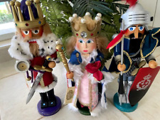 LIMITED EDITION CAMELOT NUTCRACKERS-KING ARTHUR, QUEEN GUINEVERE, SIR LANCELOT picture