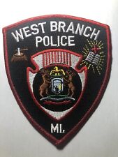 West Branch Michigan Police Patch picture