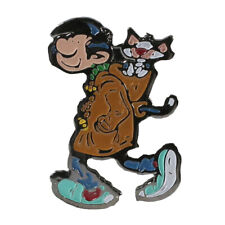 Collectible Pin's Gaston Lagaffe, Gaston Duffle-Coat with his cat (Dalix 91) picture