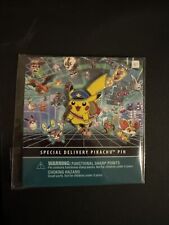 Pokemon Center Special Delivery Pikachu Pin *Original Release* New Sealed picture