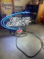 Vintage Bud Light Beer Official Beer Sponsor NFL Neon Sign picture