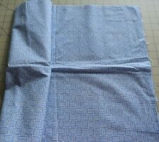 3222 1/2 yd Antique 1940-50's cotton fabric, blue & white basketweave picture