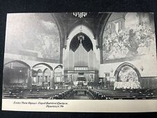 c1900 Antique Postcard  FIRST BAPTIST CHURCH FRANKLIN PA Organ Rare RPPC picture