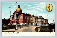 Boston MA- Massachusetts, State House, Antique, Vintage Souvenir Postcard picture