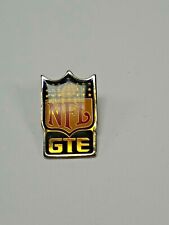 Vintage 1985 GTE Collectors Pin By Peter David Inc 1” NFL Tac Pin picture