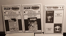 peepshow previews by slave labor comics lot of 4. exc.condition 2001+2003 picture