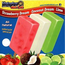 Helados del Sol Strawberry Dream, Coconut Dream, lime Sticker 8