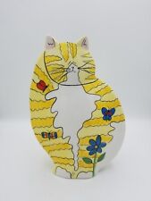 Vintage Fat Cats Anne Ormsby Baum Bros. Imports Yellow Cat Butterflies And... picture
