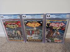 Tomb of Dracula 1972 & 1973 - SET of 3 - Issues 1, 2, AND 10 - ALL CGC 9.0 picture