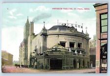 c1910's Orpheum Theater Building Entrance Carriage St. Paul Minnesota Postcard picture