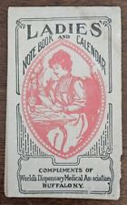 1913 The Ladies' Notebook and Calendar Patent Medicine Ad World's Dispensary picture