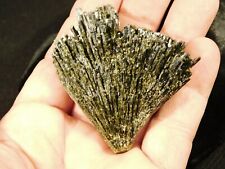 Very Rare Deep GREEN Epidote Crystal SPRAY Cluster Peru 97.3gr picture